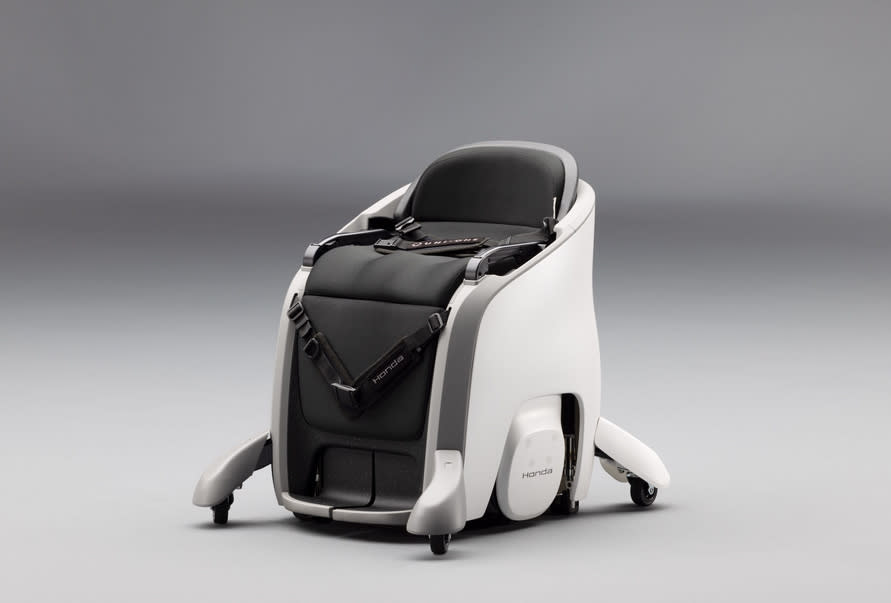 Honda built a powered chair to zoom around theme parks while wearing an AR headset