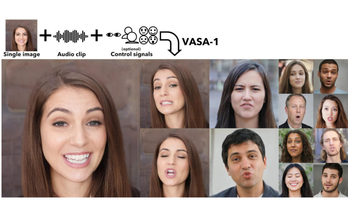 Microsoft’s AI tool can turn photos into realistic videos of people talking and singing