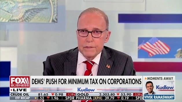 Fox Business Host Goes There: Biden’s ‘Woke’ Tax Policies Are Anti-White